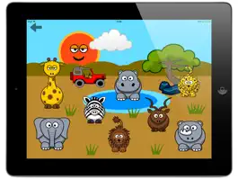 Game screenshot Funny Animals for toddlers: Discover farm animals and the wildlife of savanna, forest and jungle, with lifelike sounds and cute animations hack