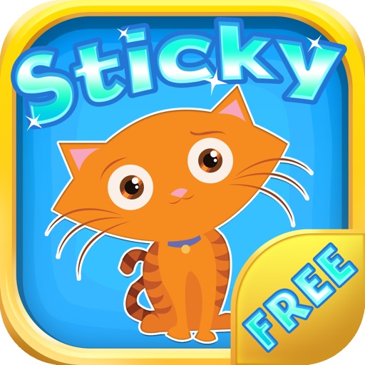 Sticky Cat - Free: Fun Stickers for pics icon