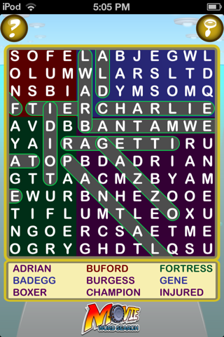 Epic Movie Word Search - giant film wordsearch puzzle (ad-free) screenshot 2