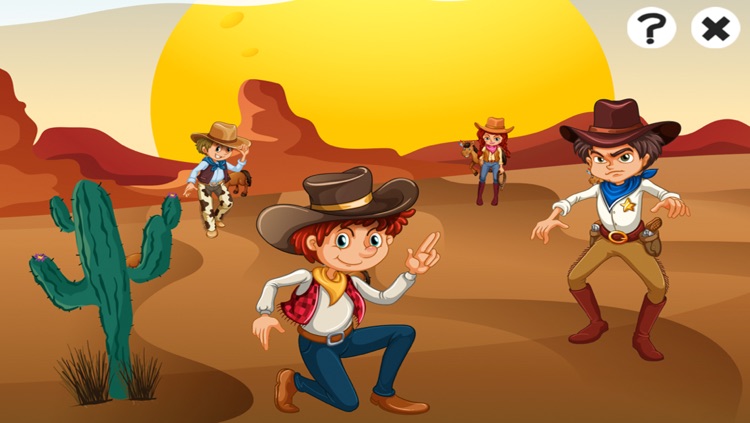 A Cowboys & Indians Learning Game for Children: Learn about the Wild West screenshot-4