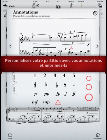 Play Chopin – Nocturne n°5 (partition interactive pour piano) screenshot 4