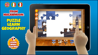 How to cancel & delete Puzzle! World: Learning city with flashcards - Macaw Moon from iphone & ipad 2