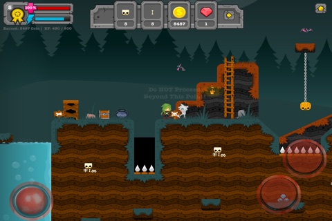 JD Zombie Hunter - Old School Platform Adventure Game! screenshot 2
