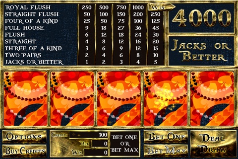 Video Poker­ screenshot 3