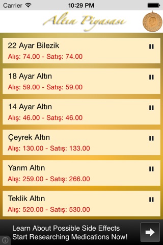 Altın Piyasası - Güncel screenshot 2