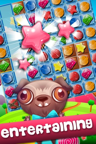 Candy Swap Match-3 - be an alien pop hero to feed hungry babies monsters screenshot 3