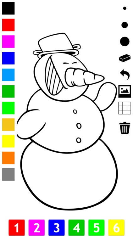 A Christmas Coloring Book for Children: Learn to color the holiday season