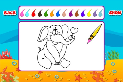 Kids Paint Color Book - coloring pages screenshot 3
