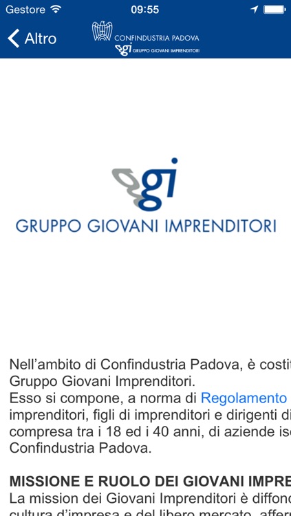 Giovani Confindustria PD screenshot-4