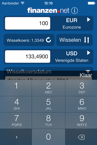 Währungsrechner - finanzen.net screenshot 3