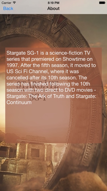 Guide For Stargate SG-1