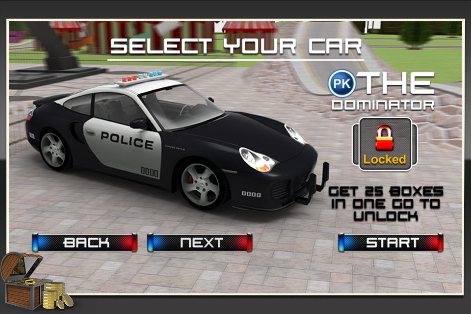 3D Police Car Racing Stunts - Crazy simulator ride and simulation adventure screenshot 3