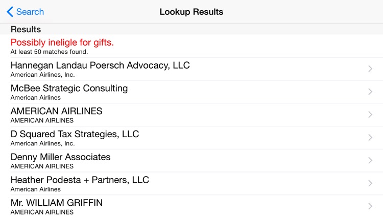 Lobbyist Lookup screenshot-3