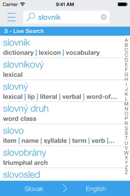 Game screenshot Free Slovak English Dictionary and Translator (Slovensko - anglický slovník) apk