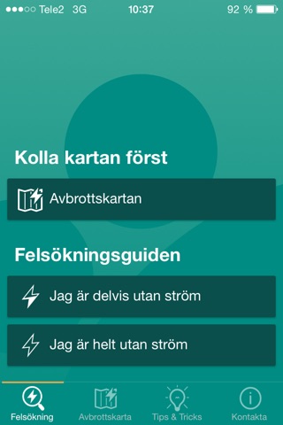 Avbrottshjälpen screenshot 3