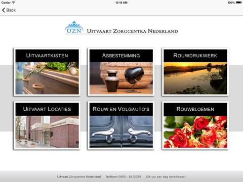 Uitvaart Zorgcentra Nederland screenshot 2