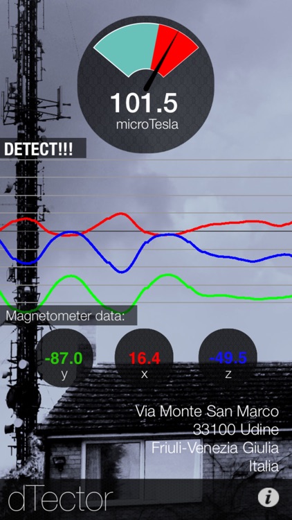 dTector PRO - Metal Detector and EMF level meter