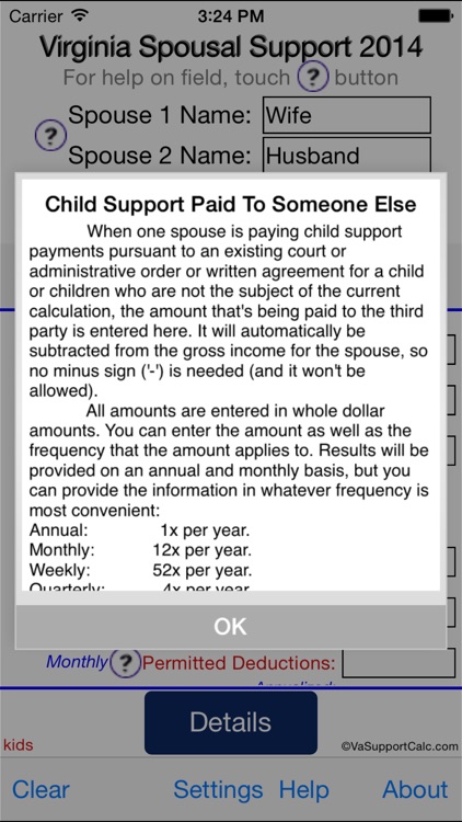 Virginia Spousal Support 2014