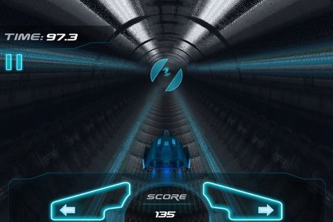 Tunnel Speed Rider Free - Spaceship Race screenshot 2