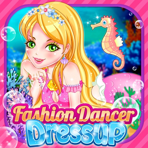 Mermaid princess party dressup icon