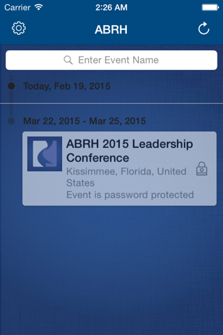 ABRH 2015 Leadership Conference screenshot 2