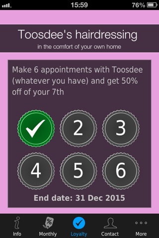 Toosdee's hairdressing screenshot 2