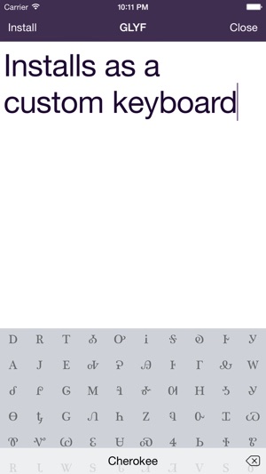 Glyf: Unicode keyboard(圖4)-速報App