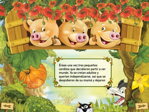 The Three Little Pigs Interactive Fairy Tale screenshot 2