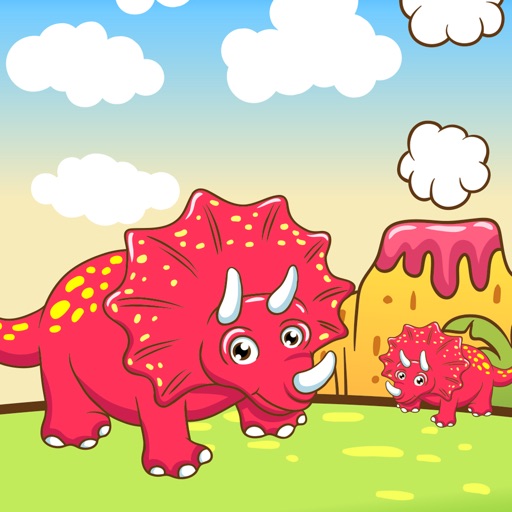 A Prehistoric Times Sort by Size Game for Kids with Dinosaurs icon