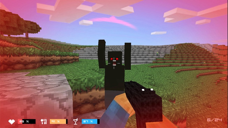 Cube Gun 3D Zombie Island