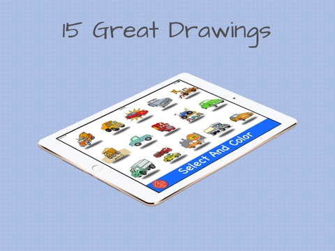 Coloring in with Cars and Trucks screenshot 2