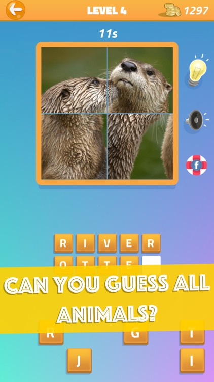 Guess the Animal Quiz - Free & Funny Word Puzzle Trivia Pics Science Spirit Zoo Game for Kids screenshot-3