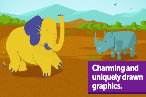 Storybook for Kids: Elephant, Rhino and Buffalo - The Animal Adventure for Children screenshot 3
