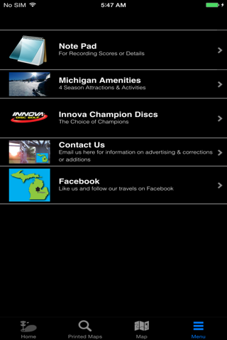 Michigan Disc Golf Travel App screenshot 4