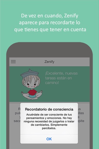 Zenify - Meditation and Mindfulness Training Techniques for peace of mind, stress relief and focus screenshot 2