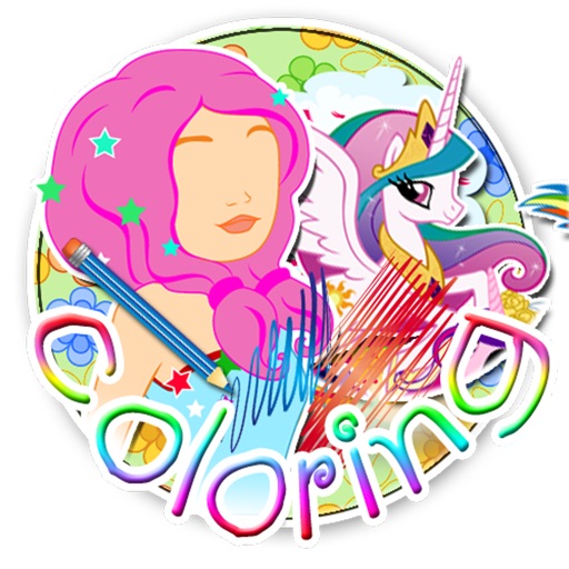 Kids Coloring Unicorn and Mia Edition icon