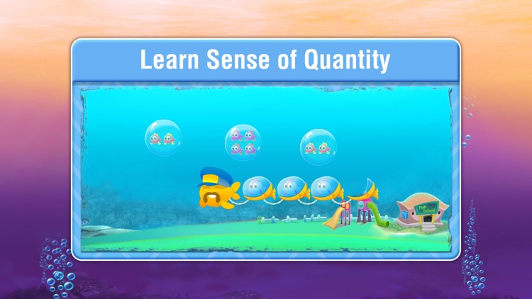 Learn Number Counting with Fish School Bus For Kids