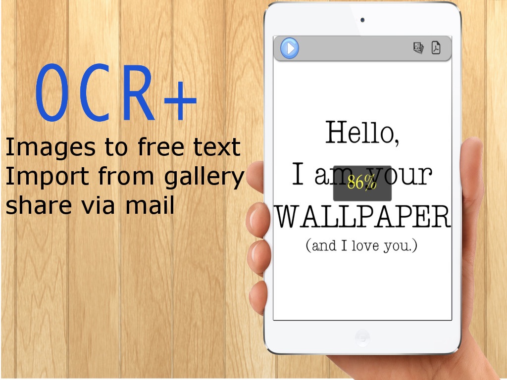 OCR+ - Image to text converter, PDF documents to text screenshot 4