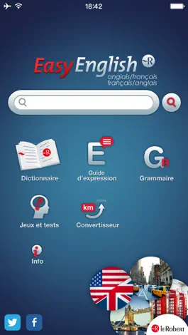 Game screenshot Le Robert Easy English : bien débuter en anglais : dictionnaire, grammaire, guide d’expression et quiz mod apk