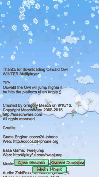 Oswald Owl WINTER Multiplayer screenshot-4