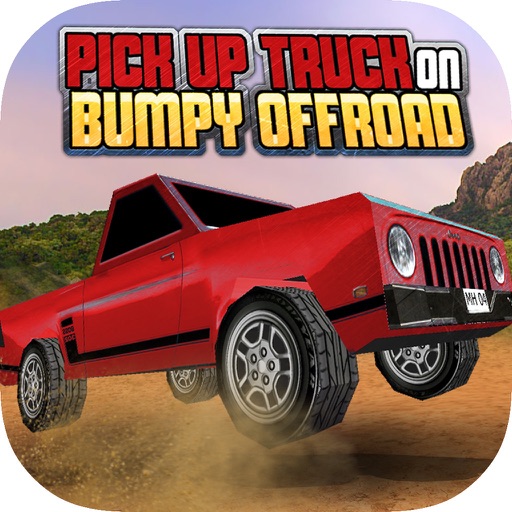 Pickup Truck On Bumpy Offroad icon