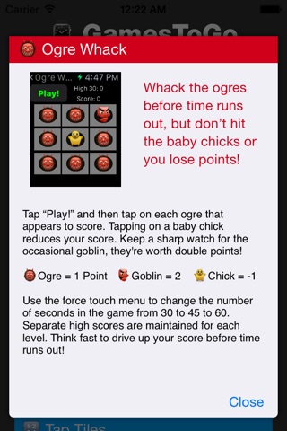 GamesToGo screenshot 2