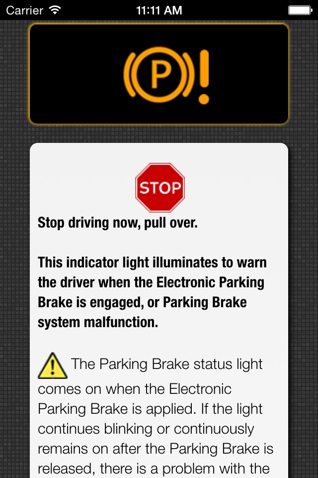 App for Chrysler Cars with Chrysler Warning Lights screenshot 4