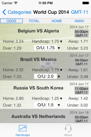 AsianHandicap screenshot 2