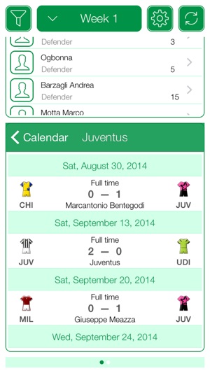 Italian Football Serie A 2014-2015 - Mobile Match Centre(圖2)-速報App