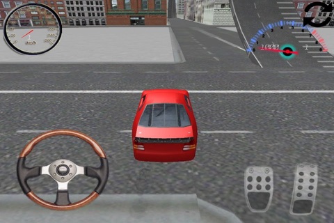 Red Car Simulator Pro screenshot 3