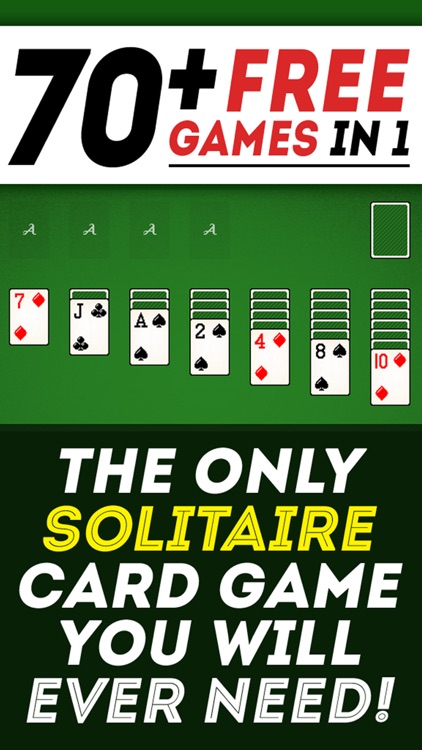Solitaire 70+ Free Card Games in 1 Ultimate Classic Fun Pack : Spider, Klondike, FreeCell, Tri Peaks, Patience, and more for relaxing screenshot-3