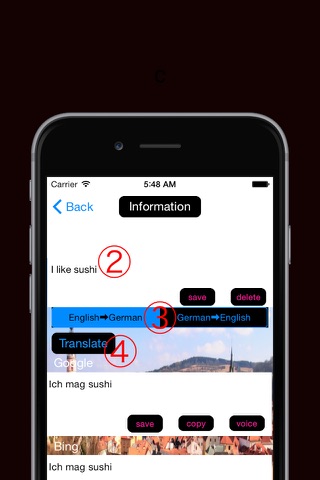 English to German Translation - German to English Language Translation and Dictionary screenshot 2
