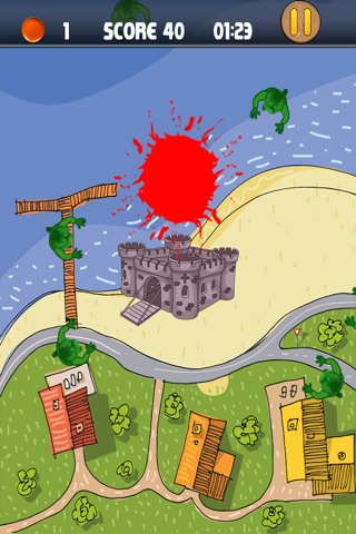 Throne Castle Defence Crush Free - Speedy Tapping Rescue Craze screenshot 4