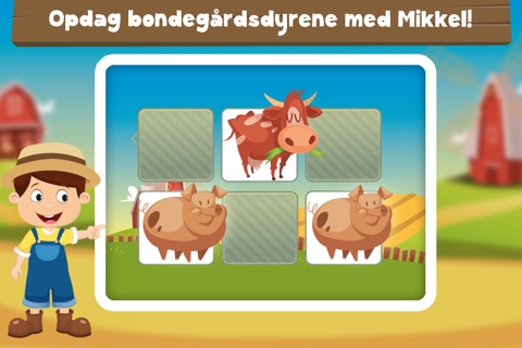 Milo's Free Mini Games for a wippersnapper - Barn and Farm Animals Cartoon screenshot 4
